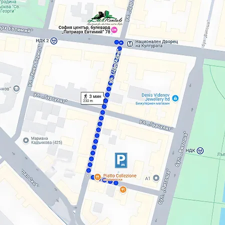 Grand Patriarh Near Vitosha Blvd With Parking *